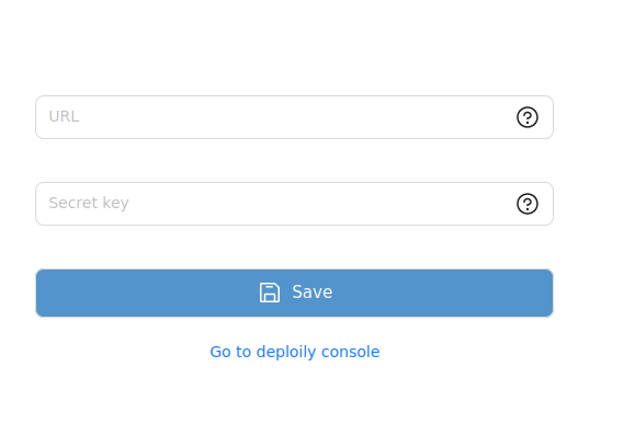 Admin registration screenshot